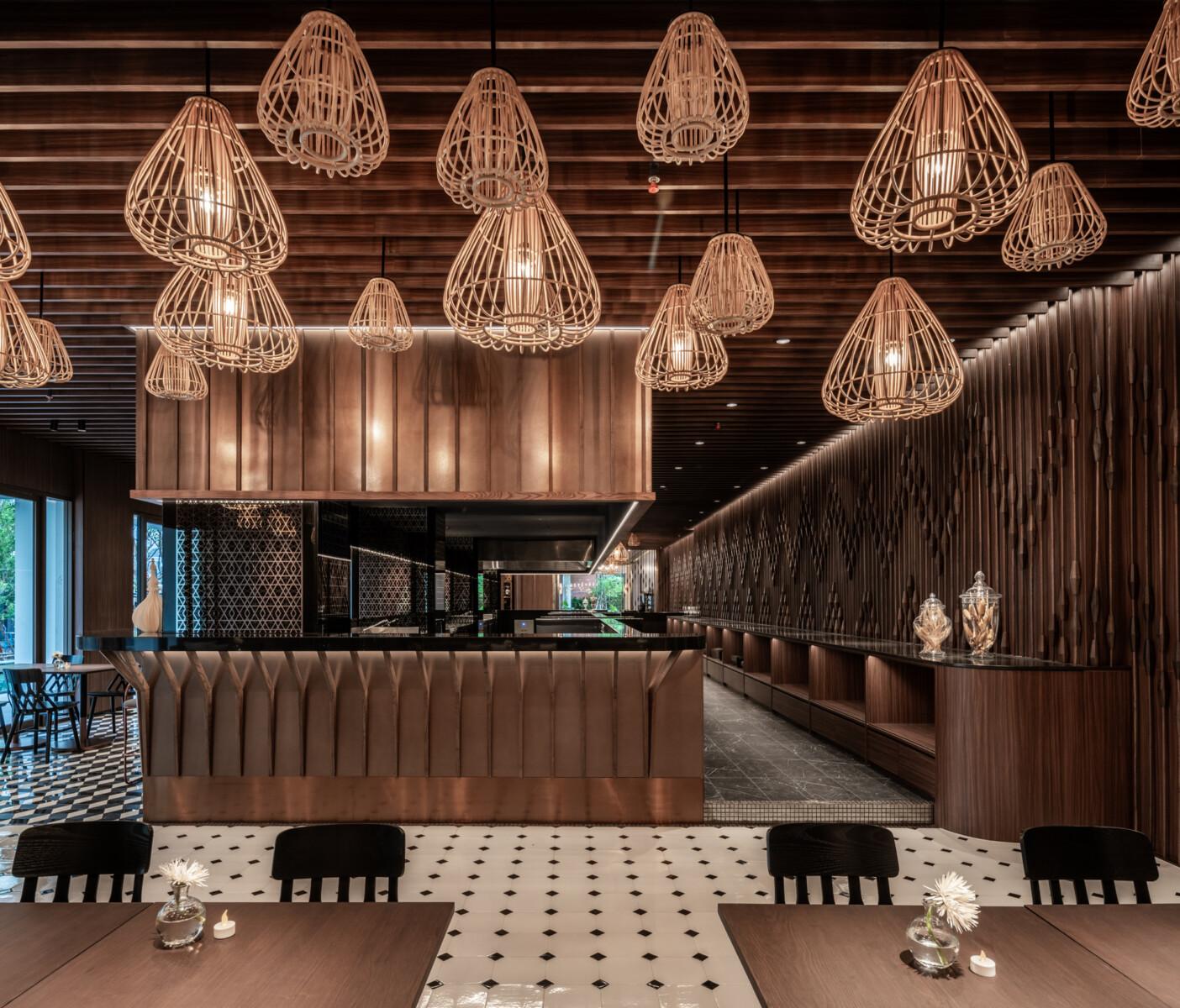 فندق راجح بانكوك المظهر الخارجي الصورة The interior of the restaurant