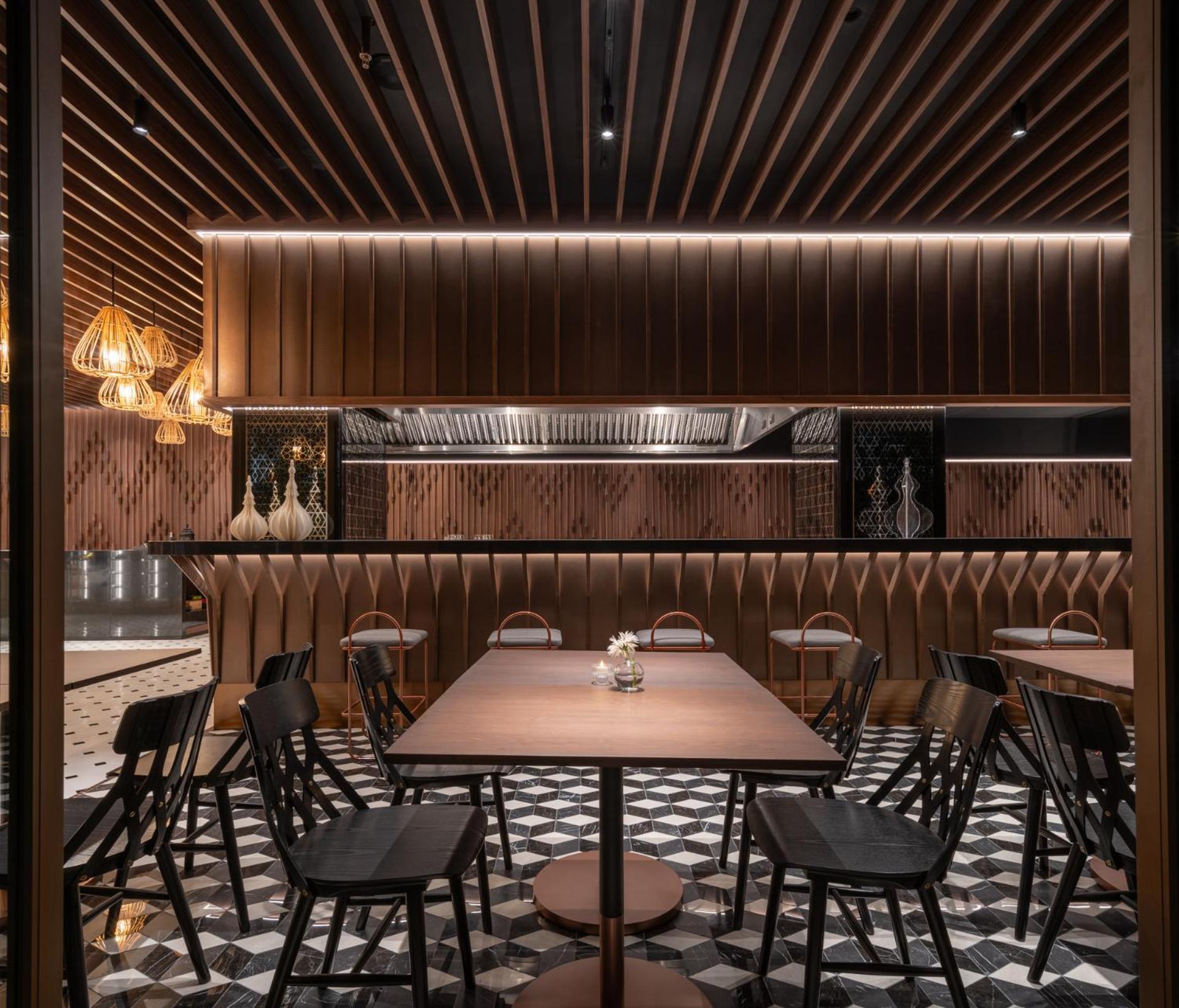 فندق راجح بانكوك المظهر الخارجي الصورة Interior of the restaurant